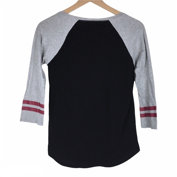 HARRY POTTER Shirt Baseball T Shirt 3/4 Sleeve Gryffindor Team Captain Raglan XS - Picture 4 of 9